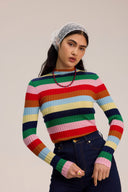 True Colour Merino Funnel Neck - Obus Online
