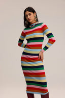True Colour Merino Funnel Neck - Obus Online