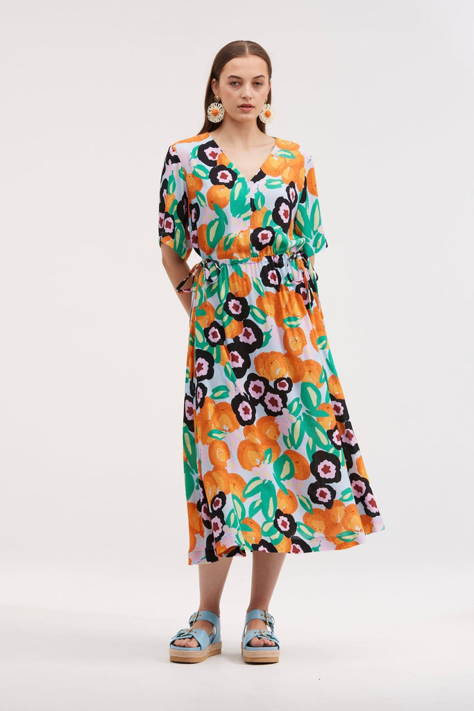 Valencia Tie Dress - Obus Online