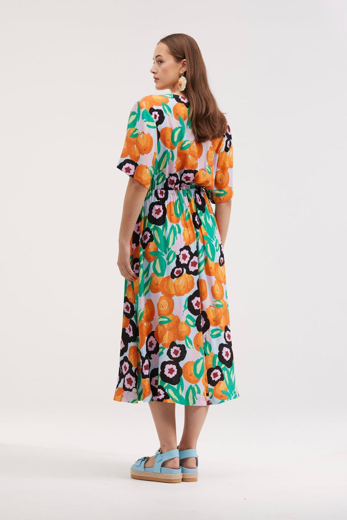 Valencia Tie Dress - Obus Online