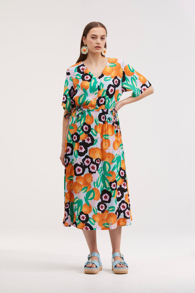 Valencia Tie Dress - Obus Online