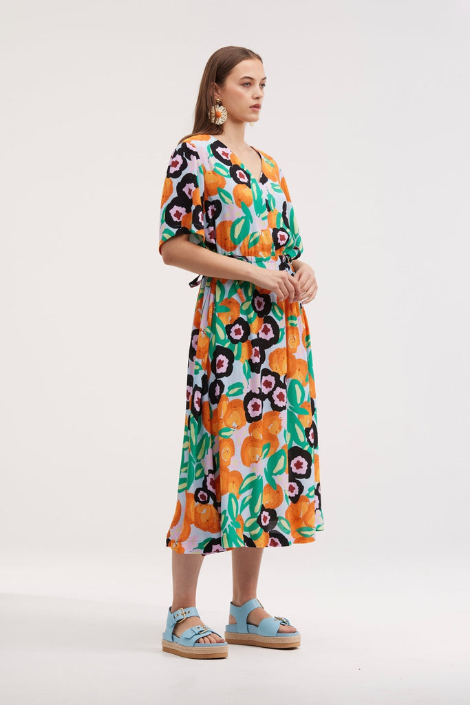 Valencia Tie Dress - Obus Online