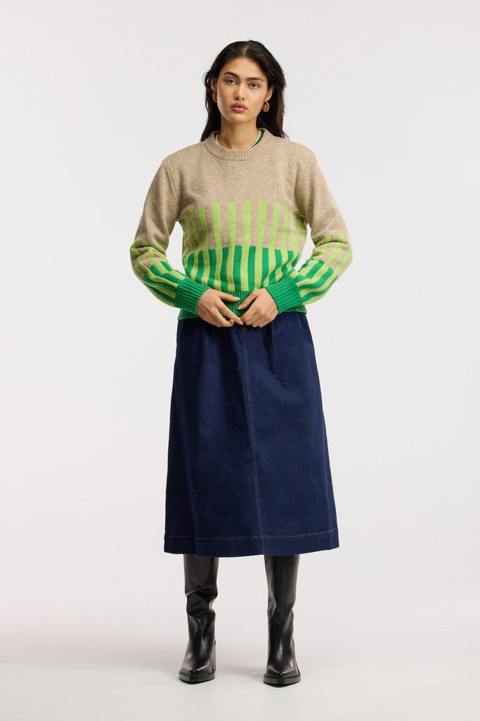 Vivacity Intarsia Knit Jumper - Obus Online