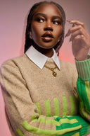 Vivacity Intarsia Knit Jumper - Obus Online