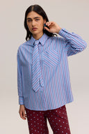 Vivienne Shirt With Tie - Obus Online