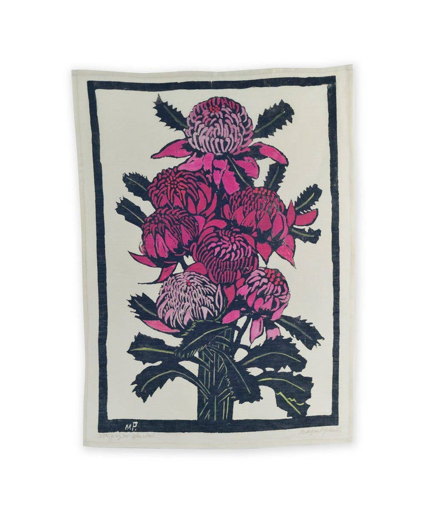 Waratahs Tea Towel x Margaret Preston - Obus Online