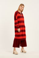 Merino Traveller Stripe Polo Dress